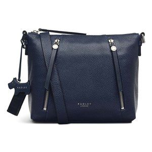 RADLEY LONDON Fountain Road Leather Crossbody Bag - DARK BLUE